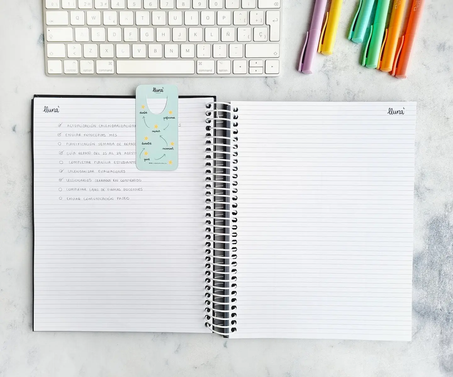 Marcapágina día/mes/semana 