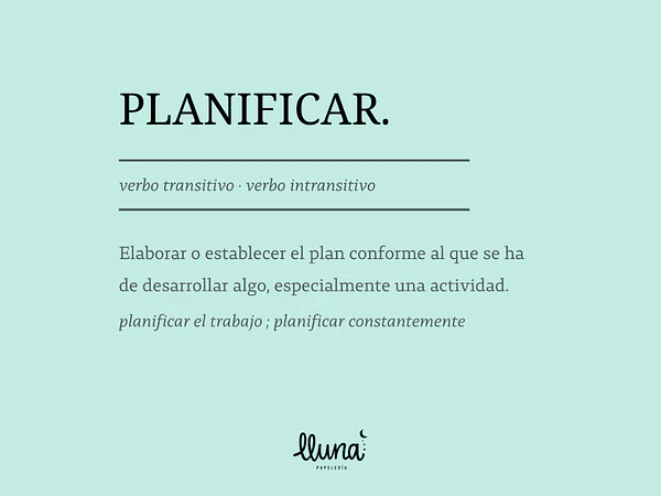 ¿Qué es planificar?