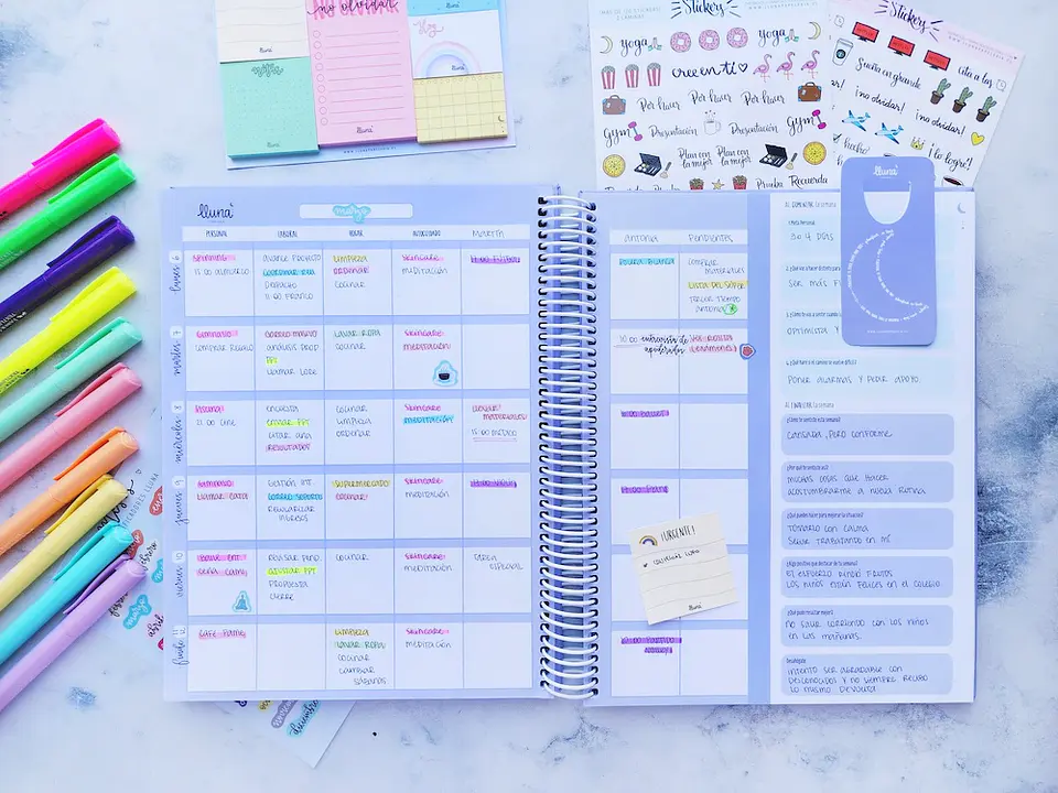 Marcapágina día/mes/semana 