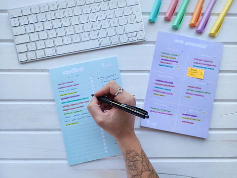 "Planning Time" Pack de Blocks Planner Semanal y Diario