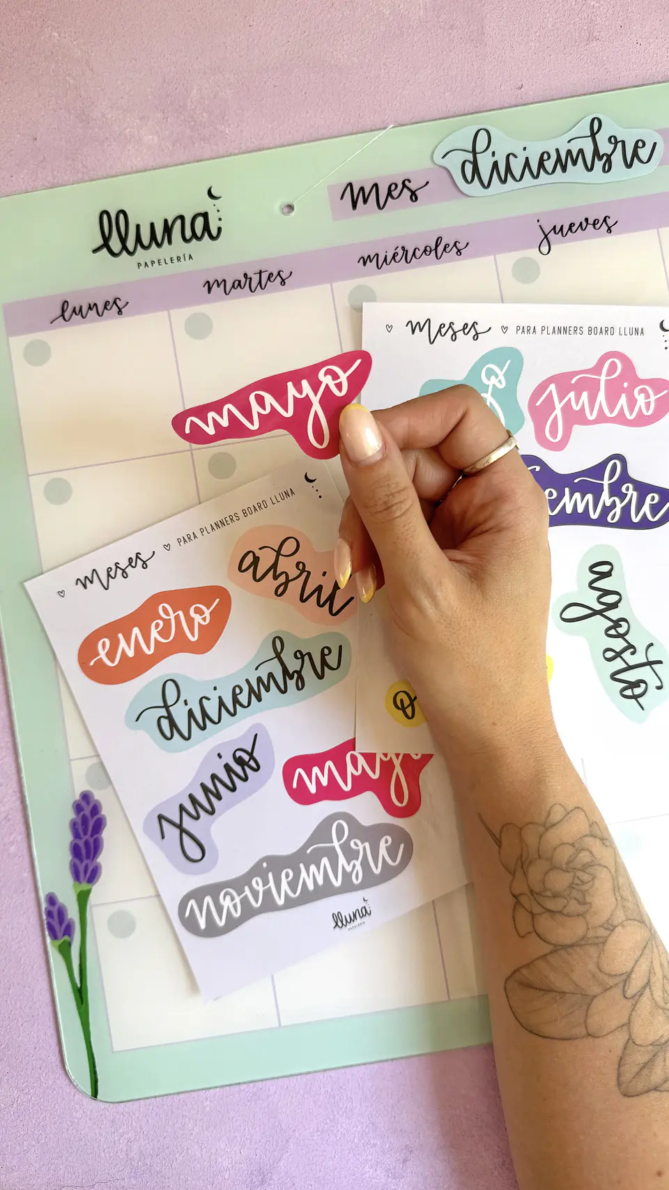 Set de Stickers Meses XL  3
