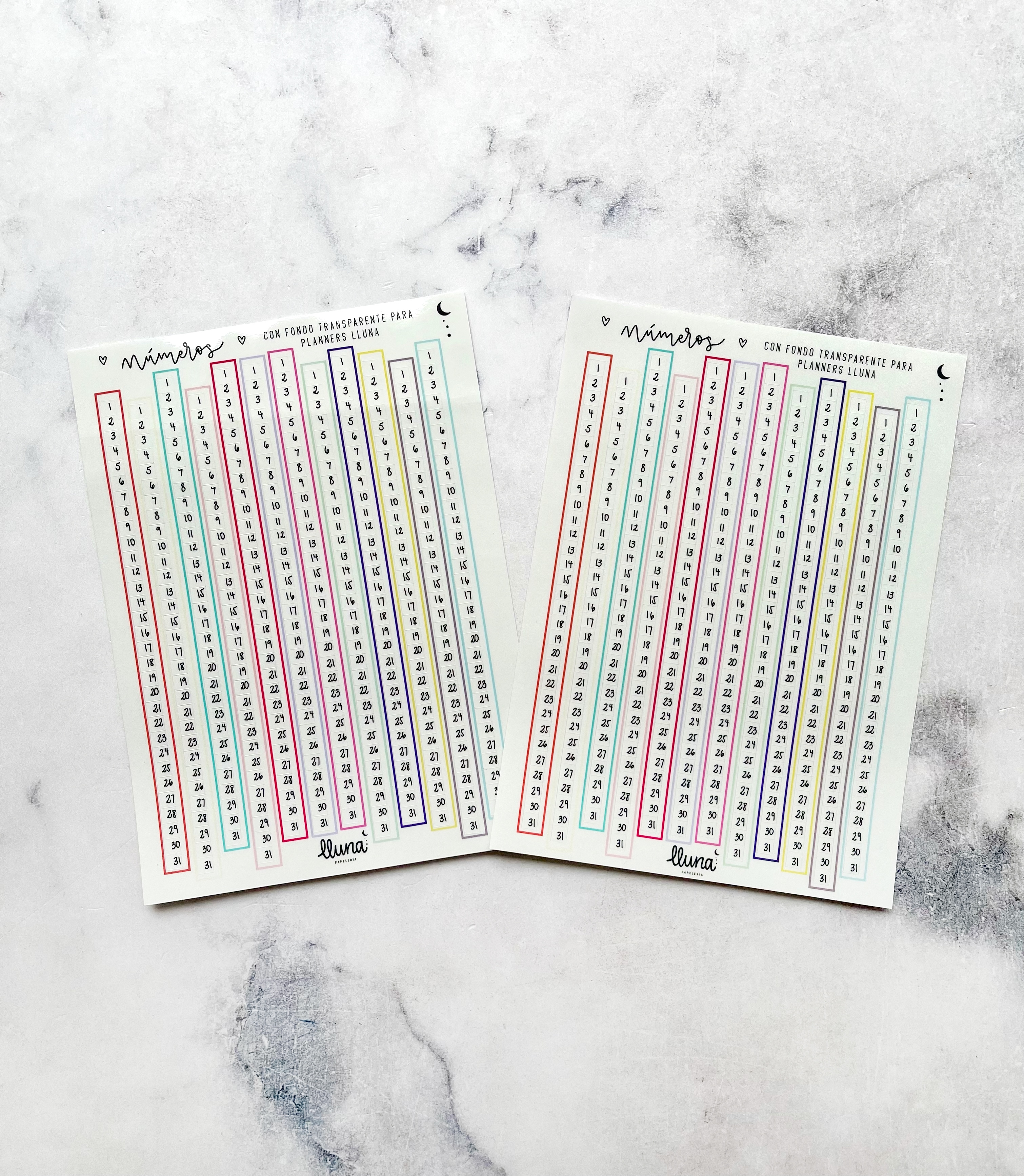 Stickers de Números