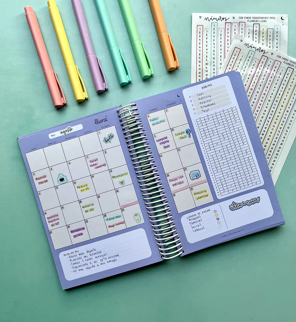 Planner Cuaderno 7