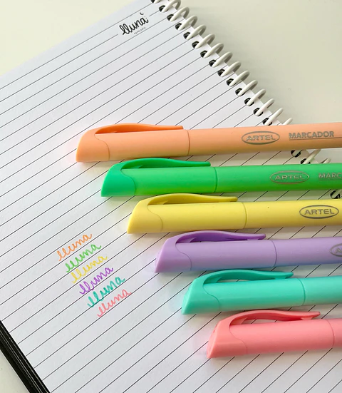 Set 6 Artel Stylo Pastel
