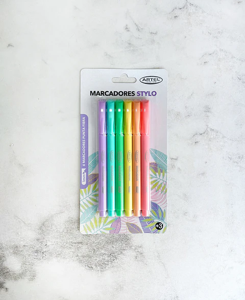 Set 6 Artel Stylo Pastel