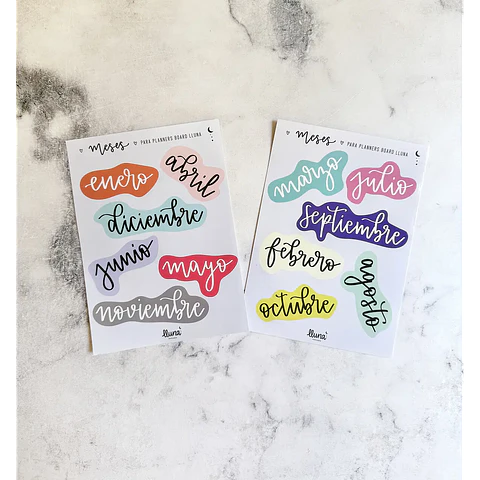 CEM Set de Stickers Meses XL