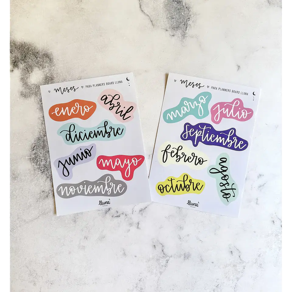 CEM Set de Stickers Meses XL 1