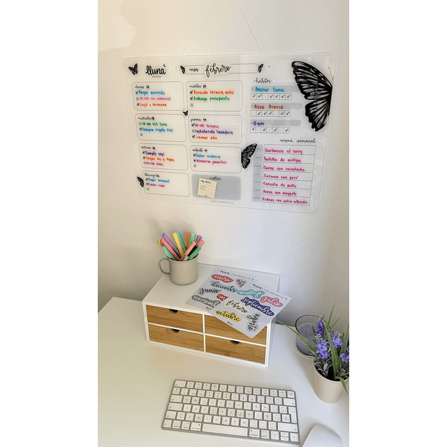 "Maxi Jaya" Planner Board Semanal + Set Stickers Meses XL de REGALO