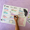 "Maxi Jaya" Planner Board Semanal + Set Stickers Meses XL de REGALO