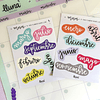 "Maxi Bajo Control" Planner Board Mensual + Set Stickers Meses XL de REGALO