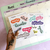 "Maxi Bajo Control" Planner Board Mensual + Set Stickers Meses XL de REGALO