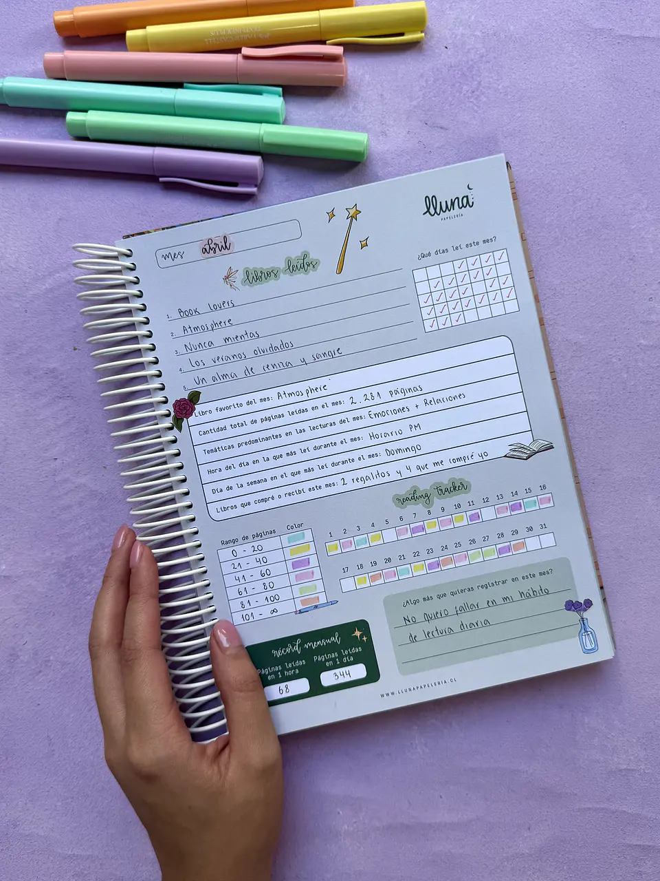 Reading Planner - PREVENTA con despacho el 05/05 14