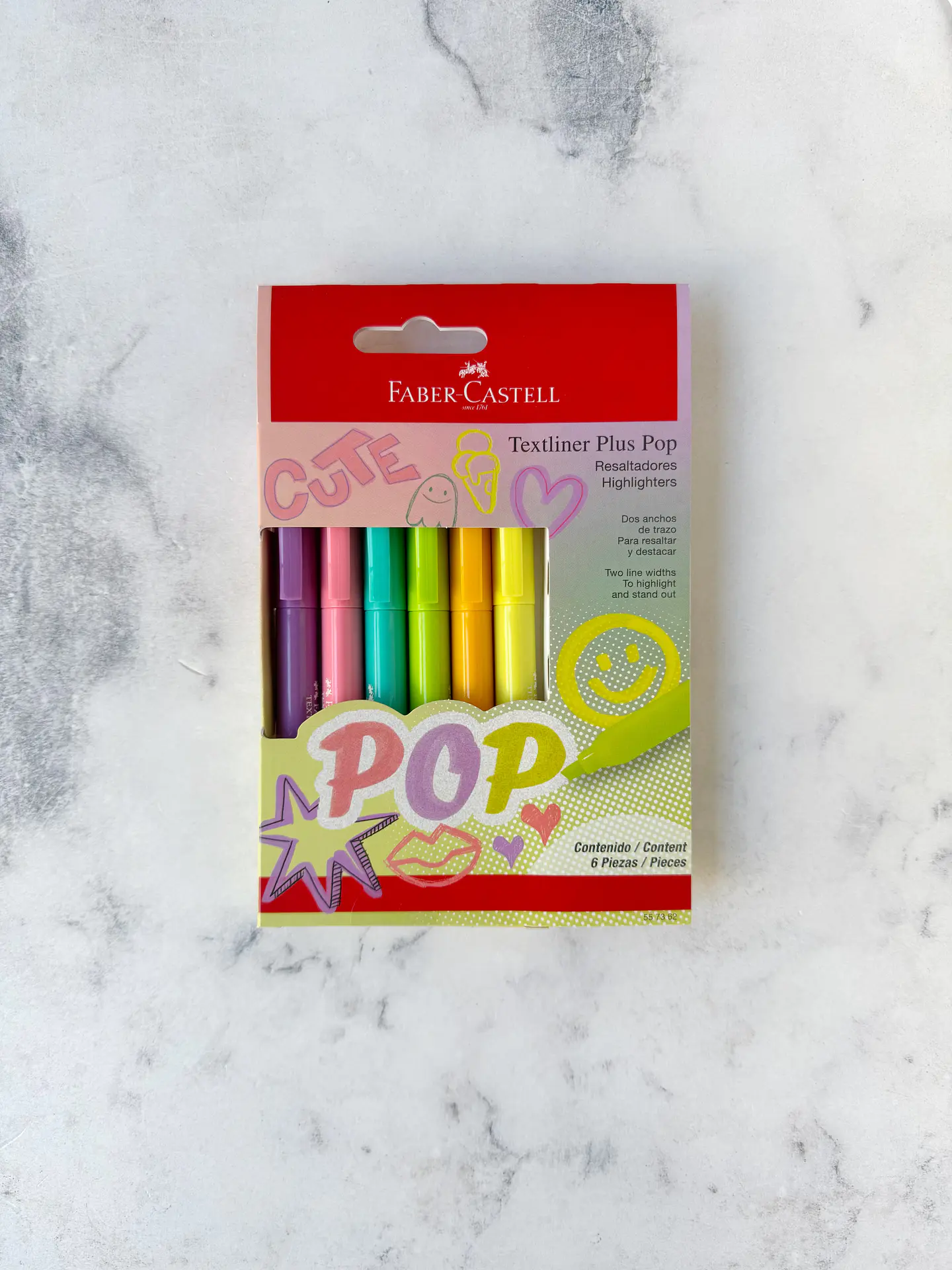 Set 6 F-Castell Textliner Pop 3