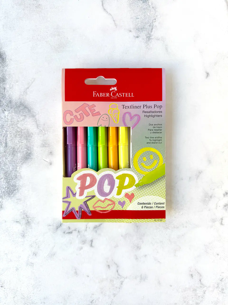 Set 6 F-Castell Textliner Pop 1