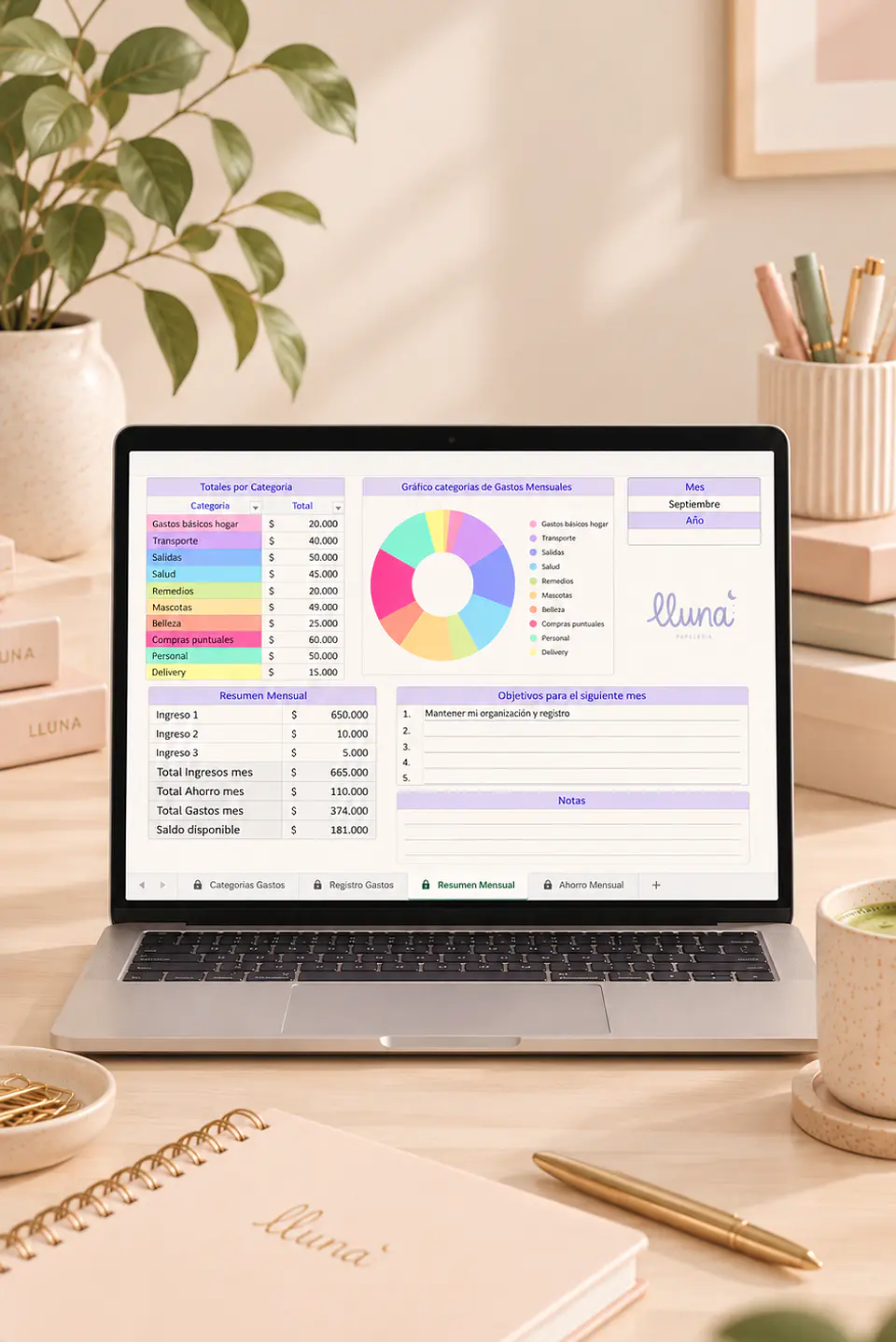 Excel: Ordena tus finanzas personales (Registro y Análisis) 1