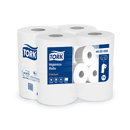 Papel Higiénico Tork Premium 8 Rollos de 50 MTS D/H.