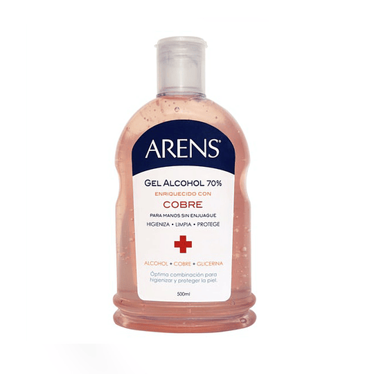 Alcohol Gel + Cobre en Frasco 500ML