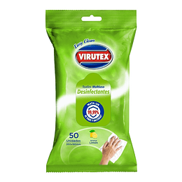 Toallas Desinfectantes Multiuso Limón / 50 - Easy Clean
