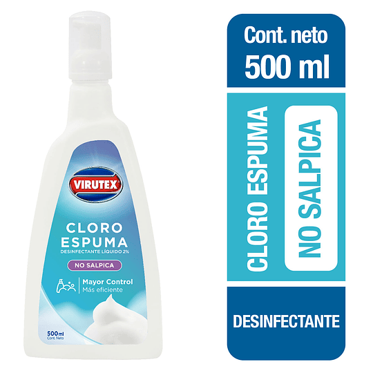 Cloro Espuma 500ml - Virutex