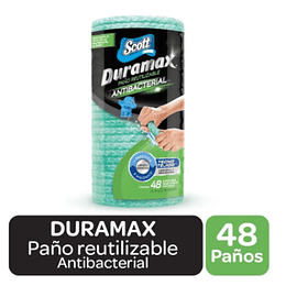 Paño Reutilizable DuraMax Antibacterial - 1 Paquete.