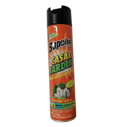 Sapolio Insecticida Casa & Jardín 360ml.