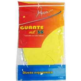 Guantes Multiuso Amarillo Talla M - Hygeína