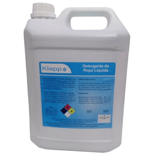 Detergente de Ropa Liquido Klapp Bidón de 5 Litros