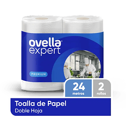 Toalla Prepicada D/H 2 Rollos de 24mts vella