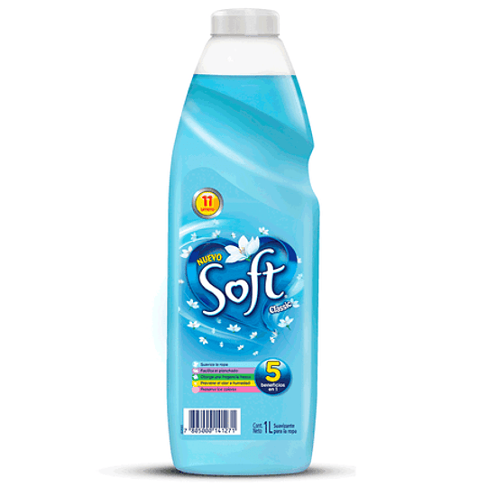 Suavizante Tradicional Soft 1 Lt.