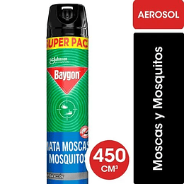 Insecticida Baygon Moscas y Mosquitos 450cc