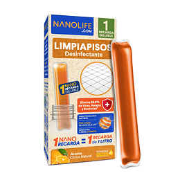 Nanolife Limpia Piso Desinfectante Cítrico Recarga 1 Lt.