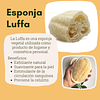 Guante Manopla Luffa Esponja Vegetal Unidad