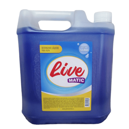 Detergente Liquido Live Bidón de 5 Litros