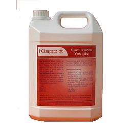 Sanitizante Yodado Klapp 5 Lt.