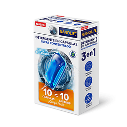 Detergente en Cápsulas Ultra concentrado x 10 NanoLife