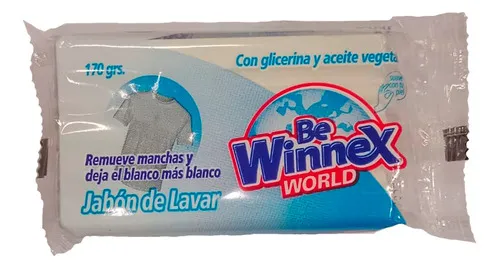 Winnex Jabón de Lavar 170 Gr, en Barra
