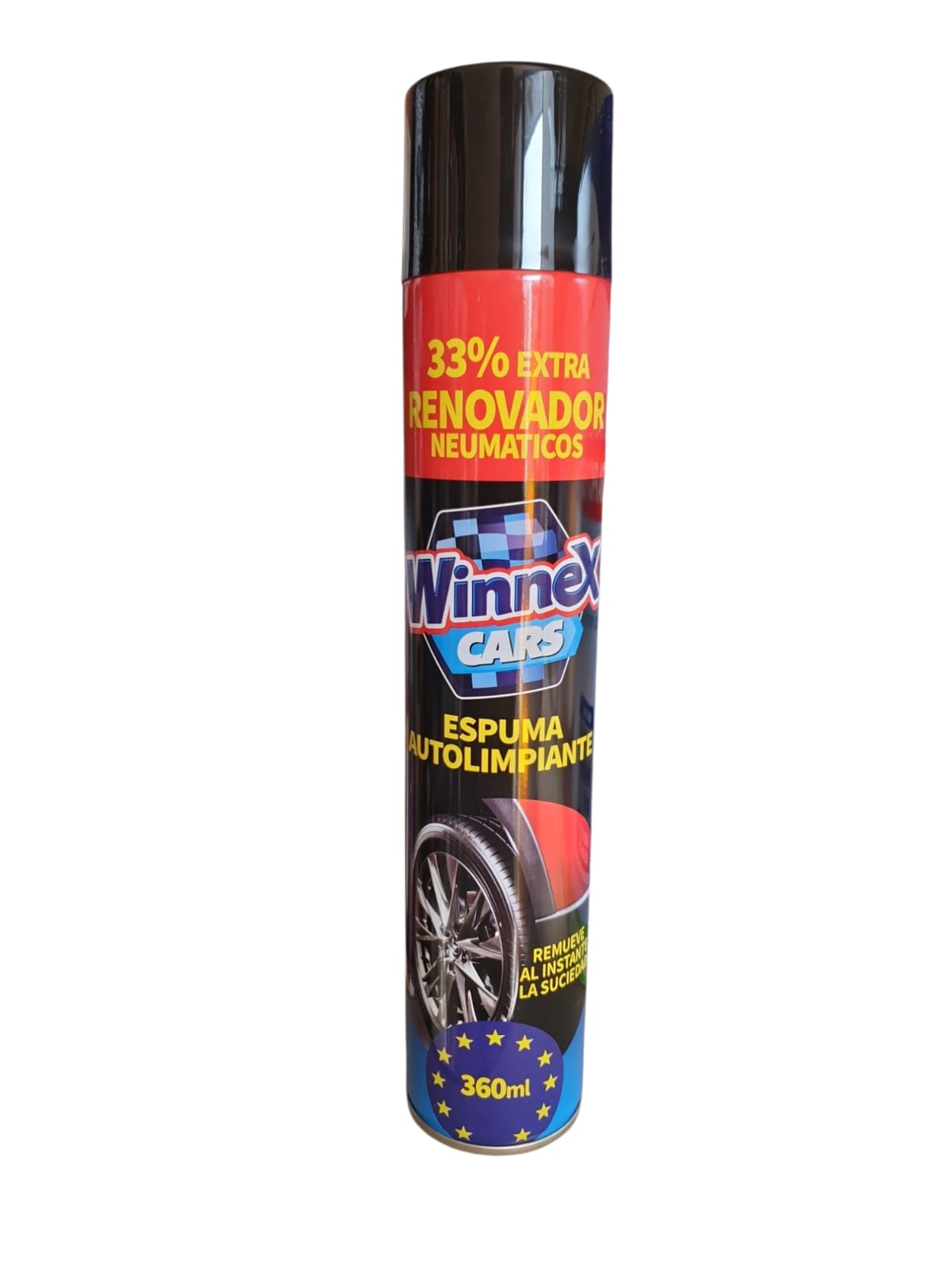 Winnex Renovador de Neumáticos Espuma 360 ml.