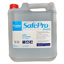 Jabón Glicerina PH Neutro sin Aroma 5 Lt. Safepro