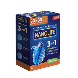 Detergente en Cápsulas Ultra concentrado x 30 NanoLife