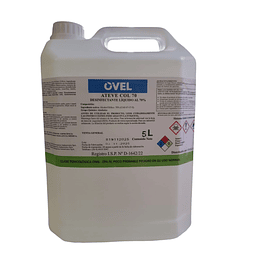 Alcohol Desinfectante al 70% OVEL 