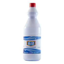CLORO LÍQUIDO AL 5% BOTELLA DE 1 LITRO 