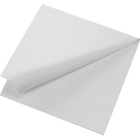 Servilleta Duni 2 Ply 40x40cm Blanca 10x125