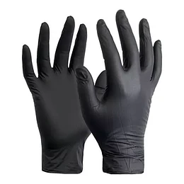Guante Nitrilo Negro S/Polvo x 50 pares Talla S