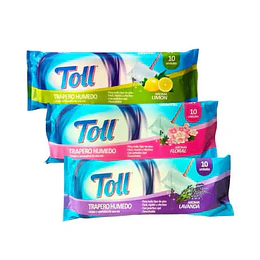 Trapero Húmedo 10 Unid. Toll