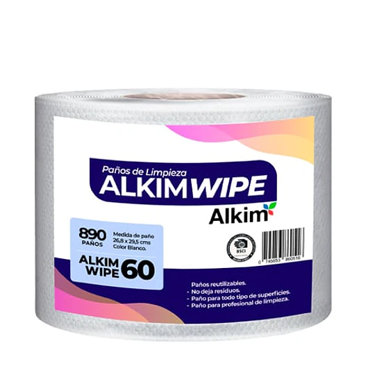 Paño Alkimwipe 60 X 890 Paños Gofrados Blancos 26,8x29,5 cm