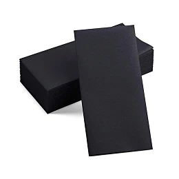 Servilleta 30x40 Negra 1/6 Caja 10 Paq. X 100 (1000 Unid.)