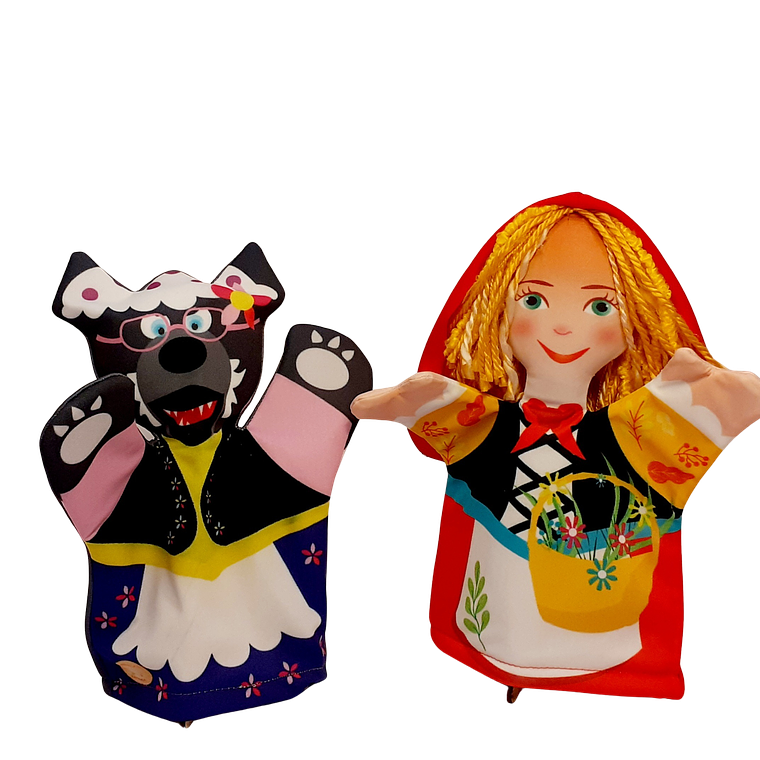 Teatro bosque con Títeres de Caperucita Roja (cuatro) 5