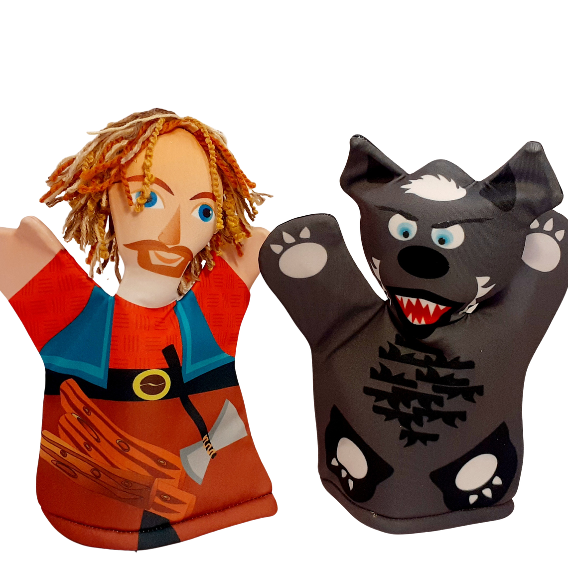 Teatro bosque con Títeres de Caperucita Roja (cuatro) 4