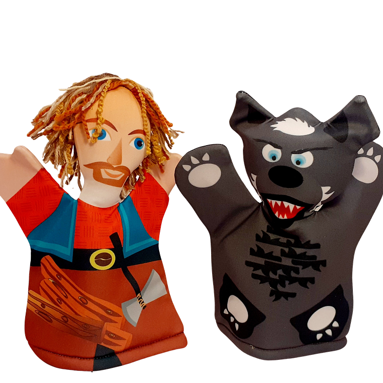 Teatro bosque con Títeres de Caperucita Roja (cuatro) 4