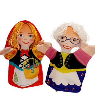 Teatro bosque con Títeres de Caperucita Roja (cuatro)